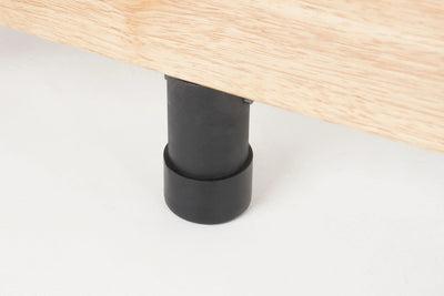 Foldbar Pilates reformer i egetræ