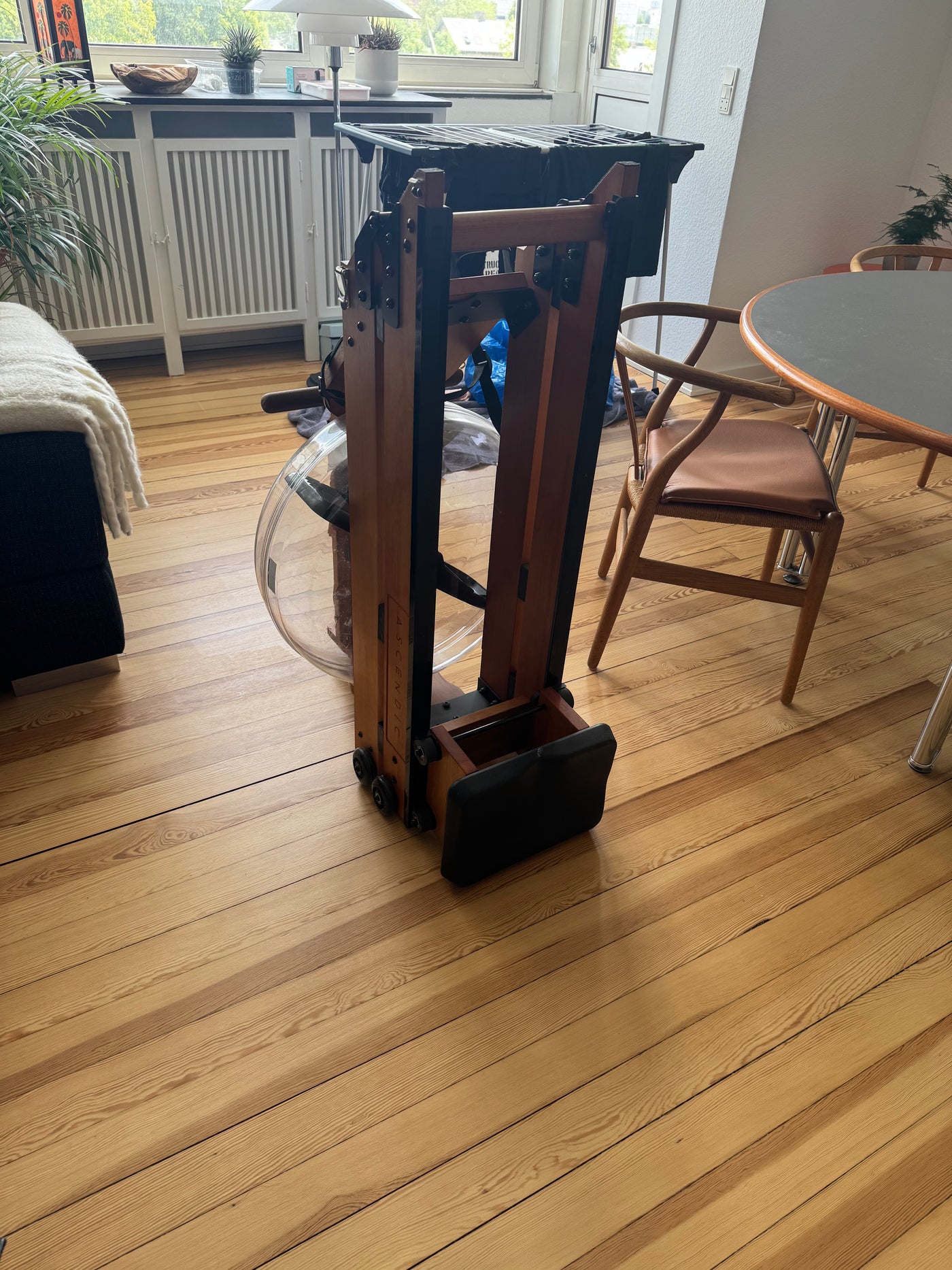 Letterere brugt - Ascendic 6014 Foldbar Romaskine i Egetræ
