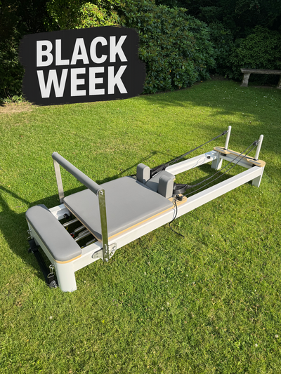 Pilates reformer i aluminium