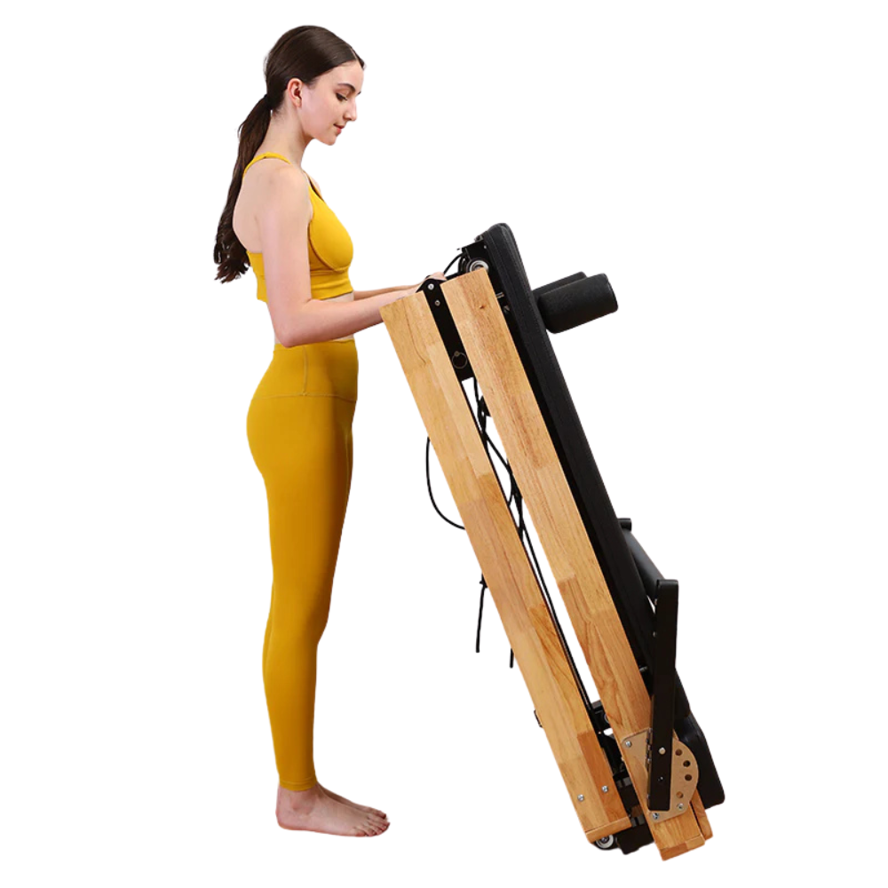 Ascendic foldbar reformer i egetræ